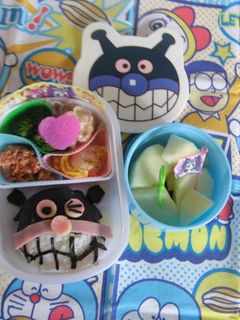 バイキンマン 簡単 キャラ弁-レシピのメイン写真