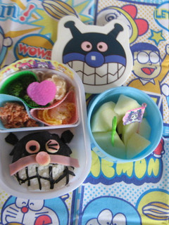 バイキンマン 簡単 キャラ弁-レシピのメイン写真