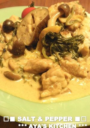 **すぐ出来る★鶏野菜クリームカレー**-レシピのメイン写真