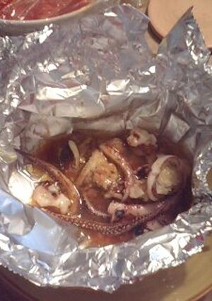 イカげそ肝焼き-レシピのメイン写真