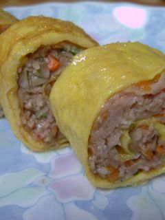財布に優しい^^✿豚挽き肉の卵巻-レシピのメイン写真