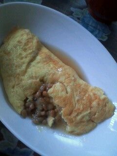 納豆オムレツ めんつゆver.-レシピのメイン写真