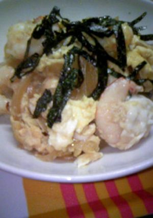 エビ玉丼-レシピのメイン写真