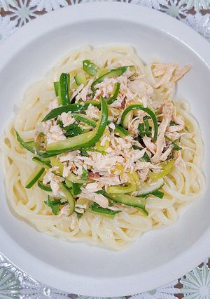 梅しそチキンそうめん-レシピのメイン写真