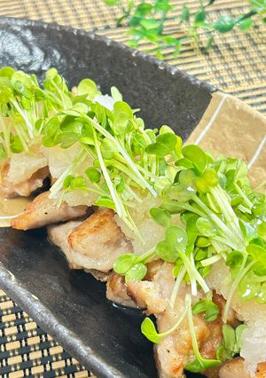 鶏肉ソテーのたっぷり雪見おろしポン酢-レシピのメイン写真