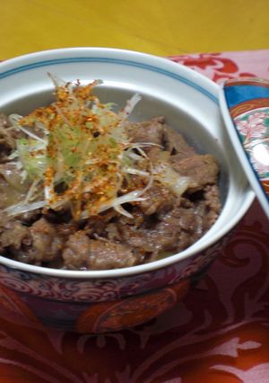 牛丼-レシピのメイン写真