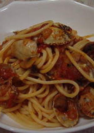 あさりのトマトソーススパゲティ-レシピのメイン写真
