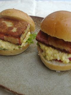 夏休みのランチにかまぼこハンバーガー-レシピのメイン写真