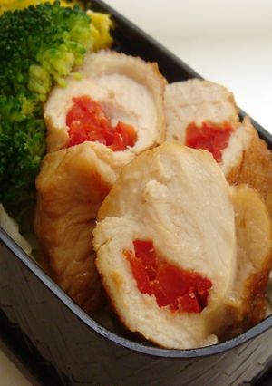 鶏肉で巻き巻きお野菜♪-レシピのメイン写真