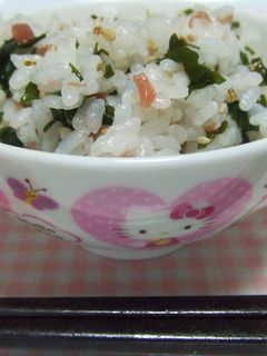 梅わか御飯-レシピのメイン写真
