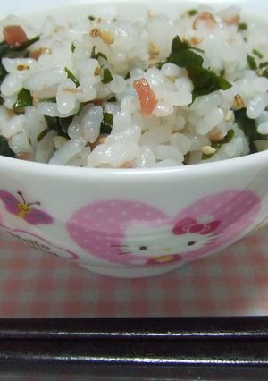 梅わか御飯-レシピのメイン写真