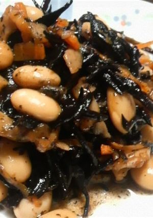 だしがきいてる　ひじきと大豆の煮物-レシピのメイン写真