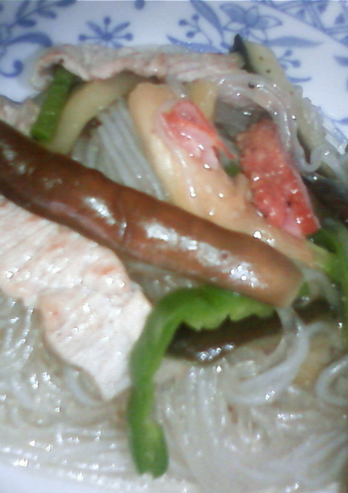 ☆お手軽♪豚肉と野菜の春雨炒め☆-レシピのメイン写真