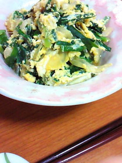 親子丼風にら玉-レシピのメイン写真