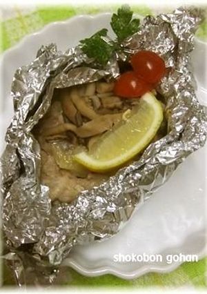 鶏とキノコのさっぱりホイル焼き-レシピのメイン写真