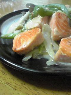 骨抜き不要★サーモンの味噌マヨ焼き-レシピのメイン写真