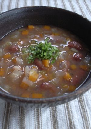 重ねて作る♪金時豆のスープ-レシピのメイン写真