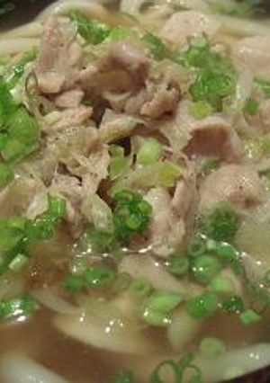 塩ネギ豚バラうどん-レシピのメイン写真