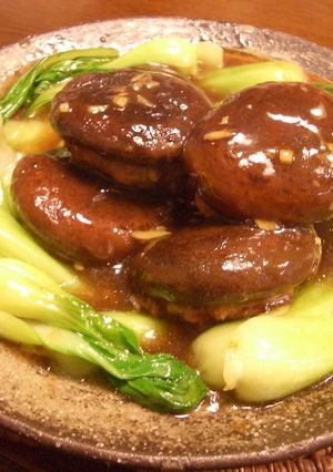 椎茸の肉詰めオイスターソースあんかけ-レシピのメイン写真