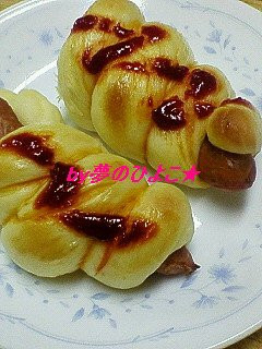 手ごねで簡単♪「ウィンナーロールパン」-レシピのメイン写真