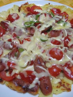 ポテト生地のピザ風-レシピのメイン写真