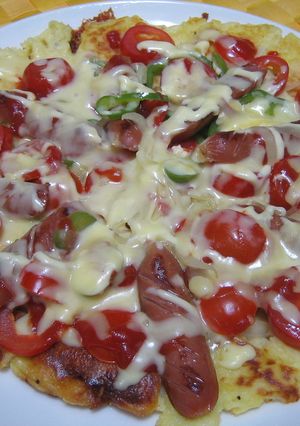 ポテト生地のピザ風-レシピのメイン写真