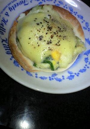 餃子の皮ピザ第2段☆簡単ポテピザ-レシピのメイン写真