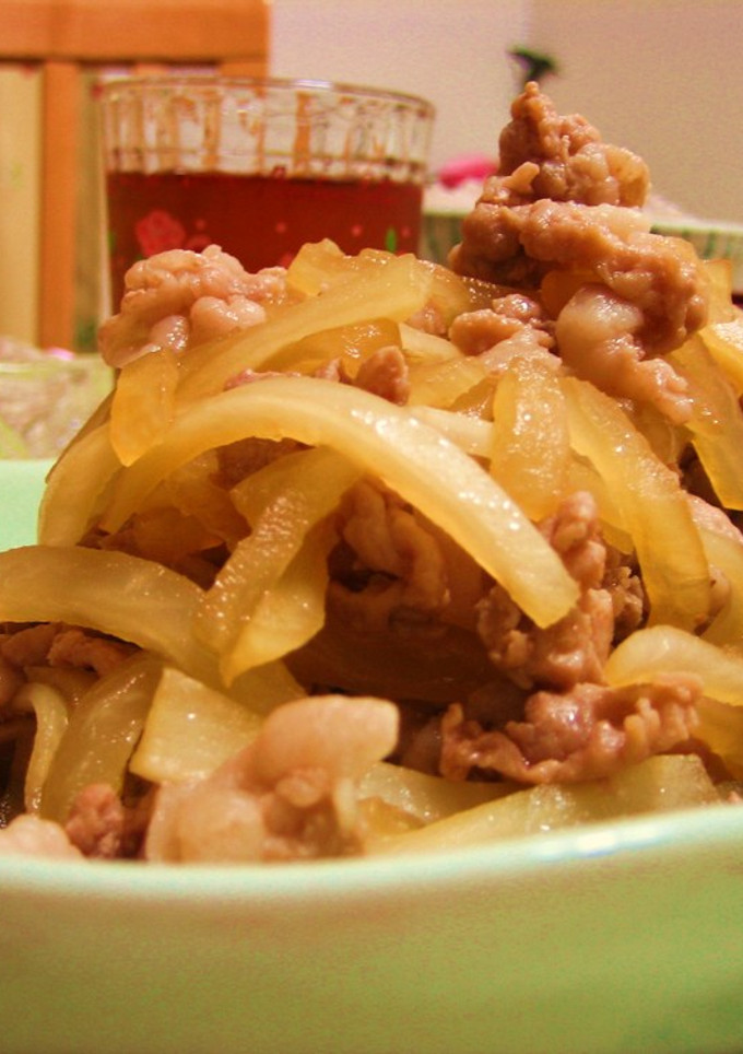 大根と豚肉の炒め物-レシピのメイン写真