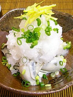 牡蠣のみぞれ和え 柚子胡椒風味-レシピのメイン写真