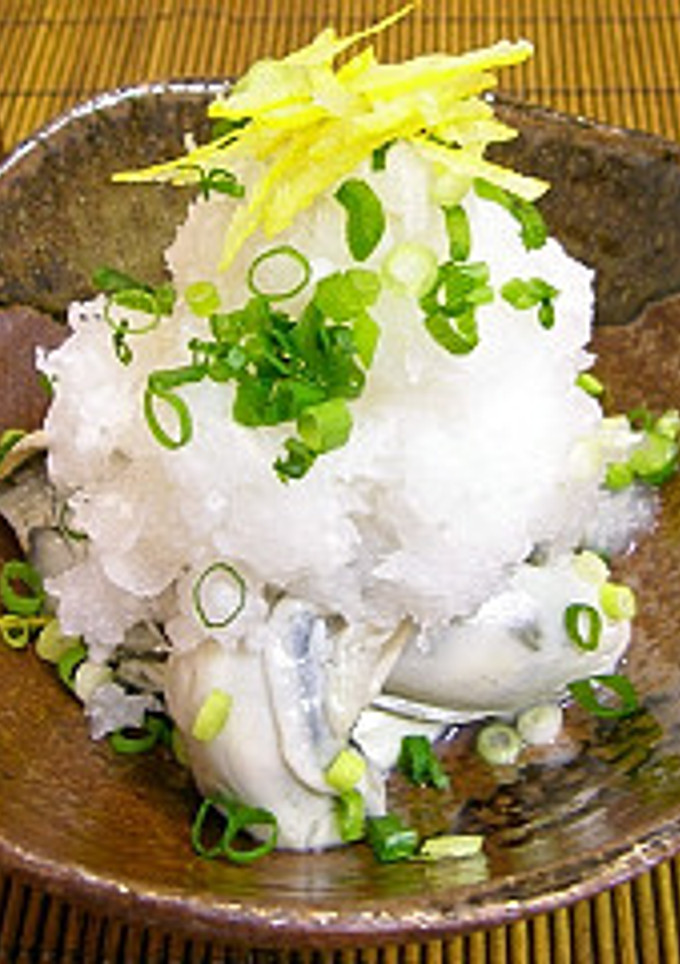 牡蠣のみぞれ和え　柚子胡椒風味-レシピのメイン写真