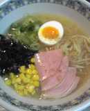 こんにゃく素麺でヘルシー味噌ラーメン♪