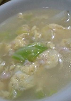 蟹とキャベツの中華スープ-レシピのメイン写真