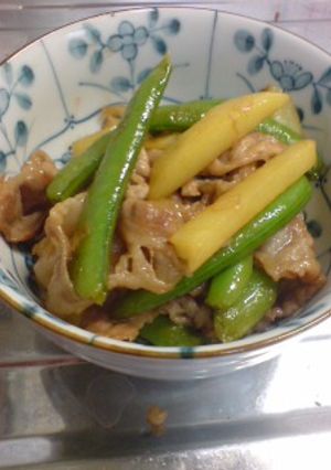 スナップえんどうと豚肉のオイスター炒め-レシピのメイン写真