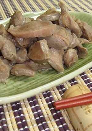 砂肝炒めて、から揚げ味-レシピのメイン写真