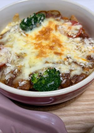 残ったハッシュドビーフで♪簡単グラタン-レシピのメイン写真