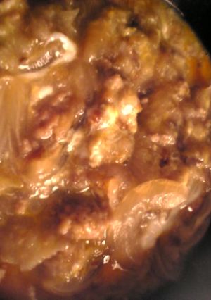 鶏挽肉と山芋の親子丼-レシピのメイン写真