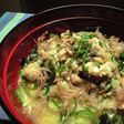 残り物のみそ汁で!サッパリ冷汁風どんぶり