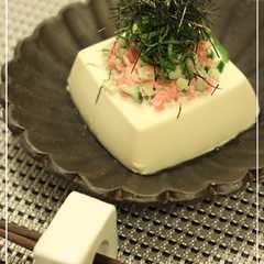 รูปของ きゅうりと紅生姜のさっぱりコク旨冷奴☆