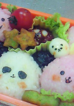 キャラ弁♪笑顔になれちゃう　動物おにぎり-レシピのメイン写真