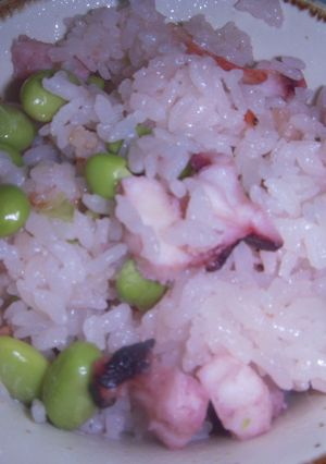蛸と枝豆の炊きこみご飯-レシピのメイン写真