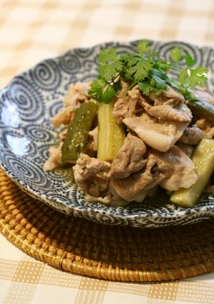 きゅうりのピクルスと豚肉で炒め物☆-レシピのメイン写真