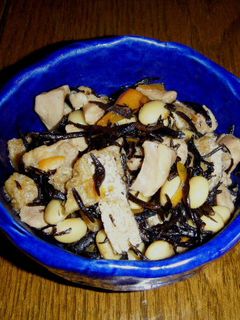 日本の味☆汁だくな大豆とひじきの煮物-レシピのメイン写真