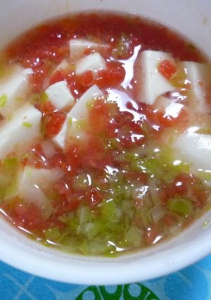 離乳食　とまとーふのやさしいスープ-レシピのメイン写真