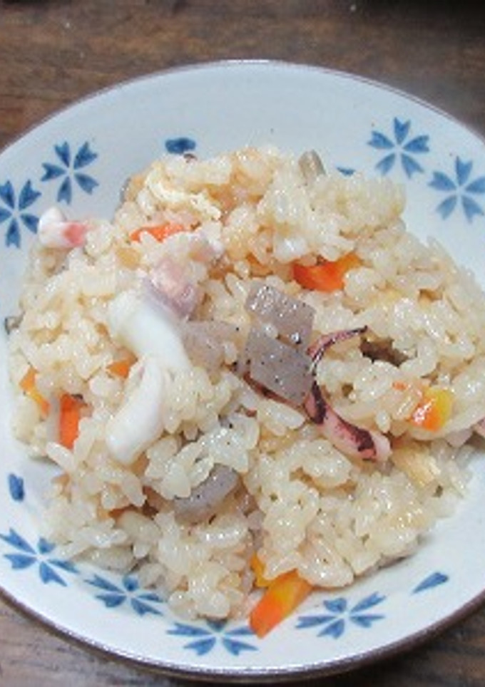炊飯器でいかの炊き込みご飯-レシピのメイン写真