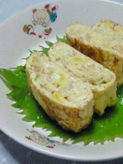 *お弁当*ねぎごまシーチキンの卵焼き-レシピのメイン写真