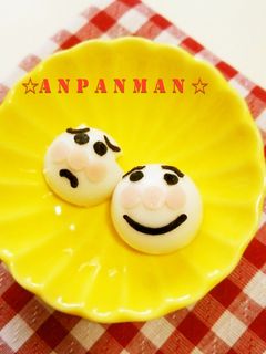 お弁当に♪うずらの卵でアンパンマン-レシピのメイン写真