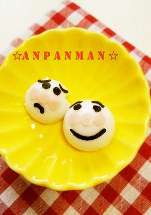 お弁当に♪うずらの卵でアンパンマン-レシピのメイン写真