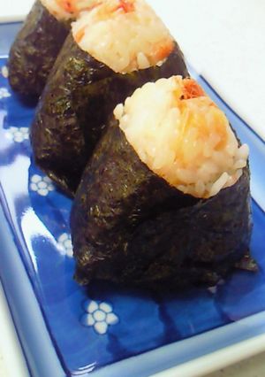 お弁当に☆天むす風おにぎり-レシピのメイン写真