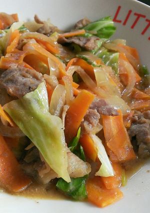 青森の味!?我が家の肉野菜炒め☆-レシピのメイン写真