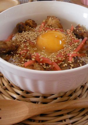 簡単朝ごはん☆親子たまごかけごはん-レシピのメイン写真